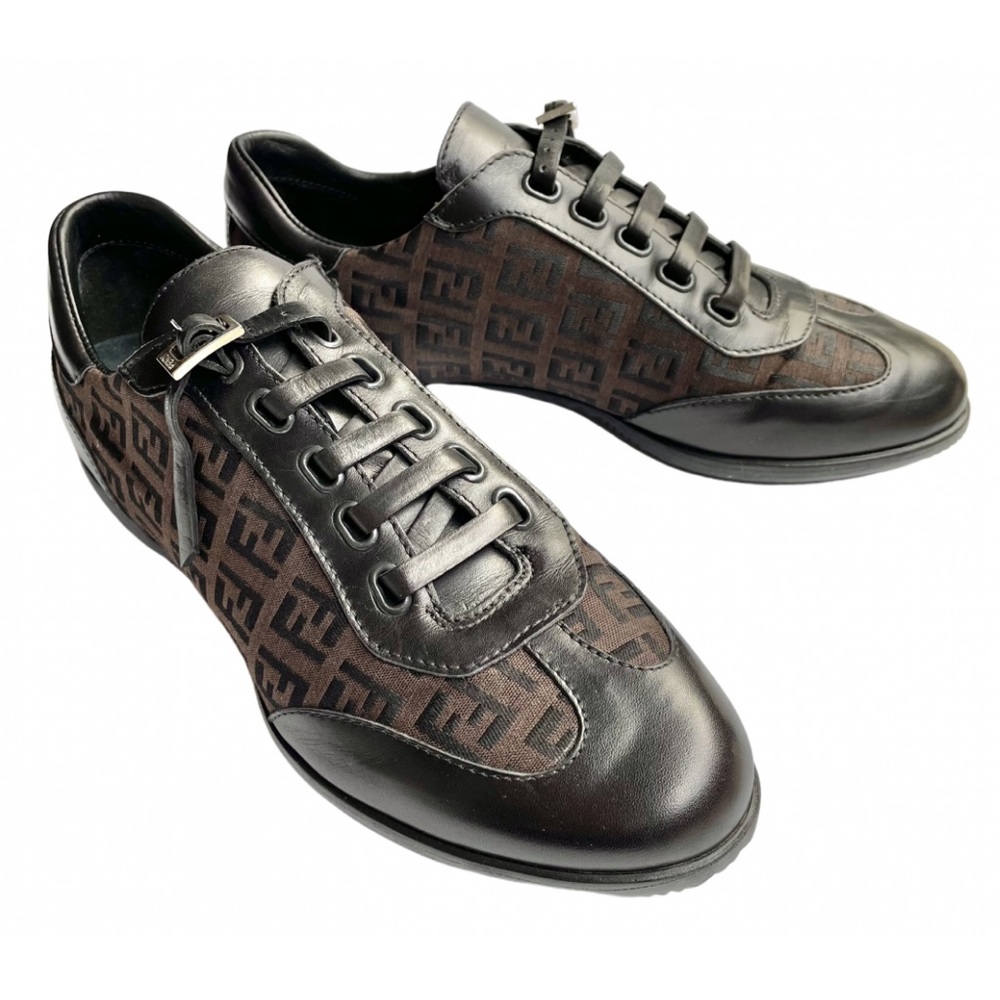 FENDI Vintage Signature FF Monogram Sneakers 36